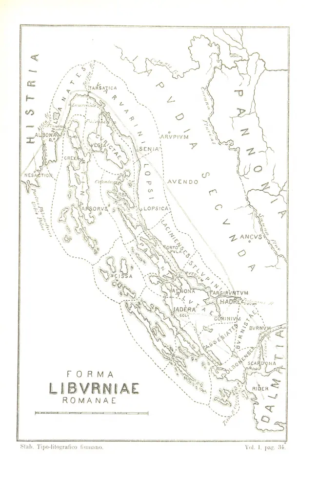 Voorbeeld van de oude kaart