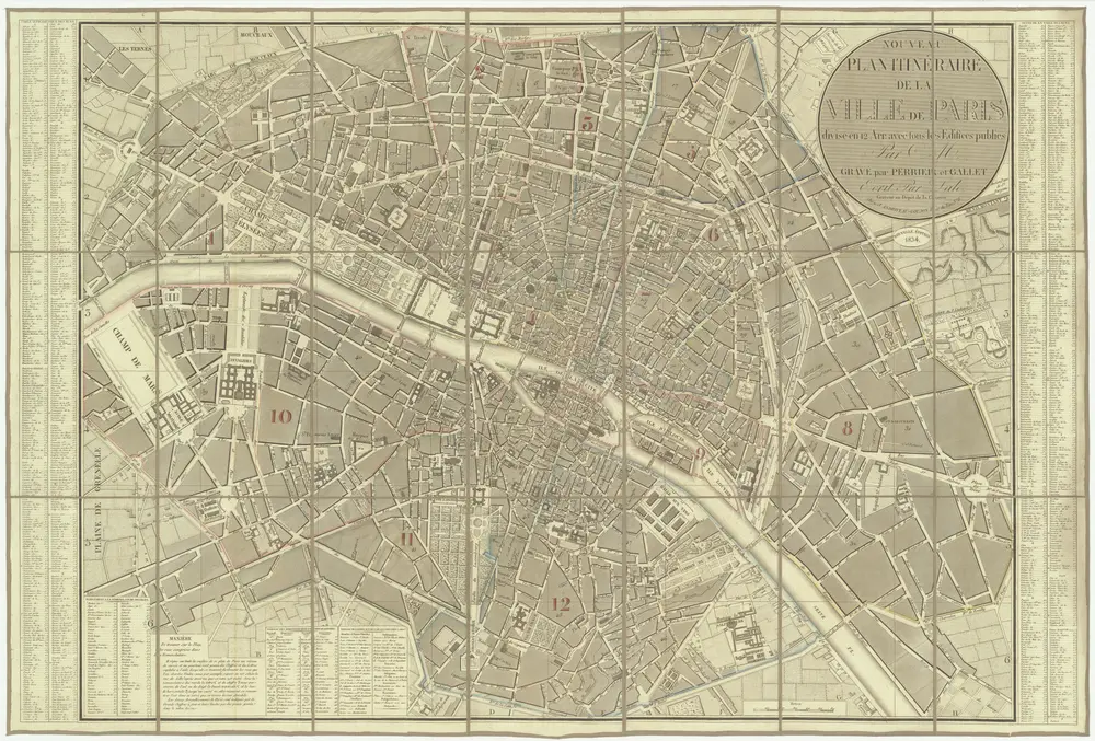 Aperçu de l'ancienne carte