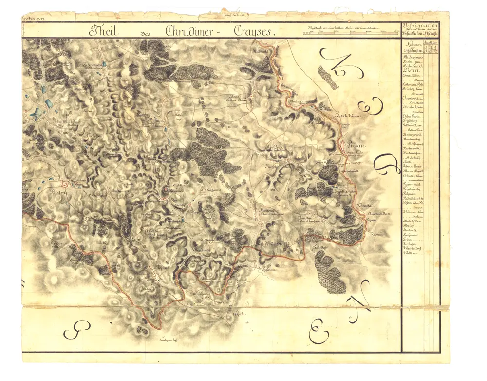 Aperçu de l'ancienne carte