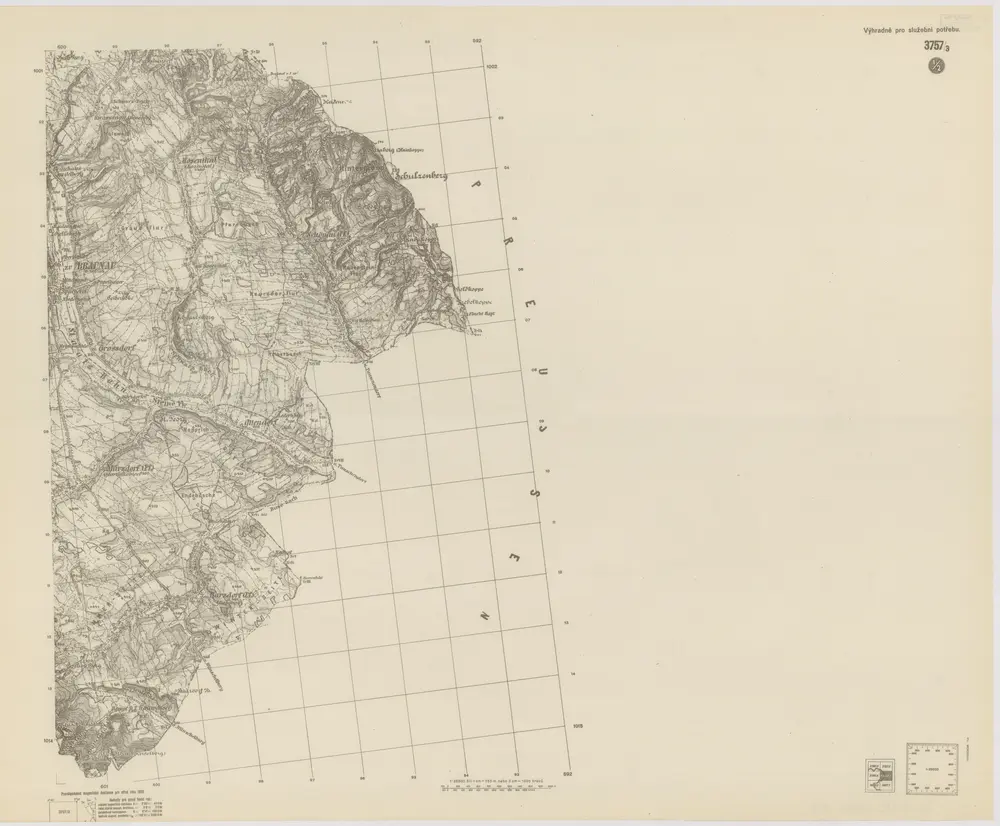 Voorbeeld van de oude kaart