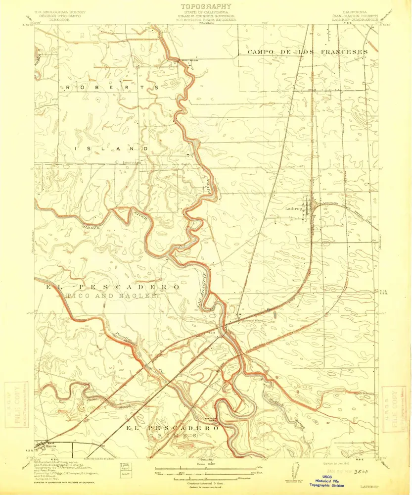 Aperçu de l'ancienne carte