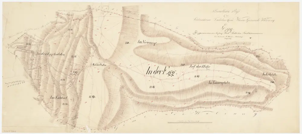 Voorbeeld van de oude kaart