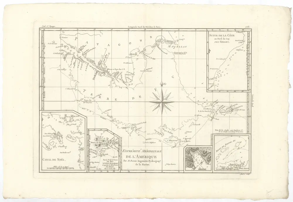 Voorbeeld van de oude kaart