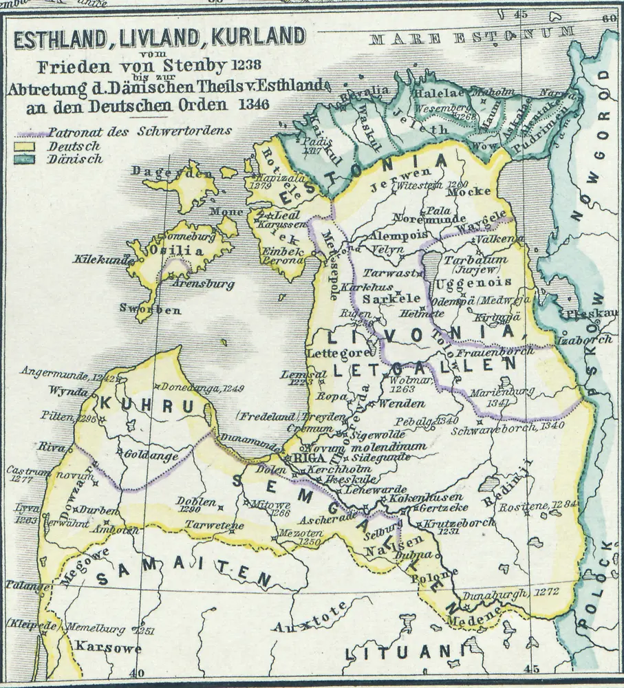 Aperçu de l'ancienne carte