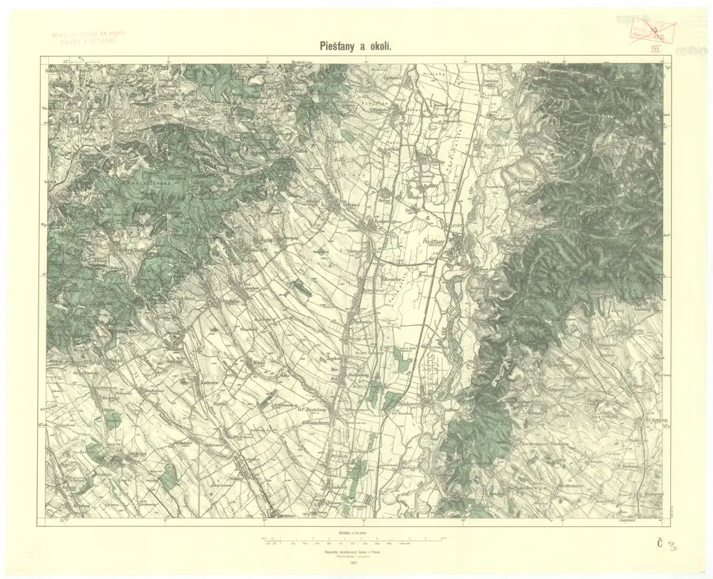 Voorbeeld van de oude kaart