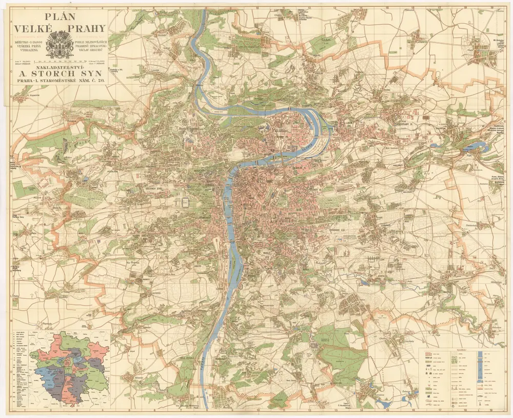 Voorbeeld van de oude kaart