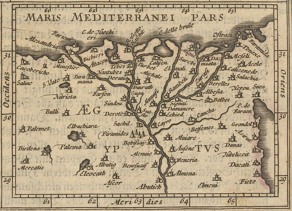 Aperçu de l'ancienne carte