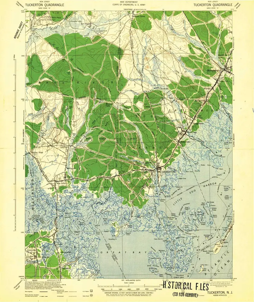 Aperçu de l'ancienne carte