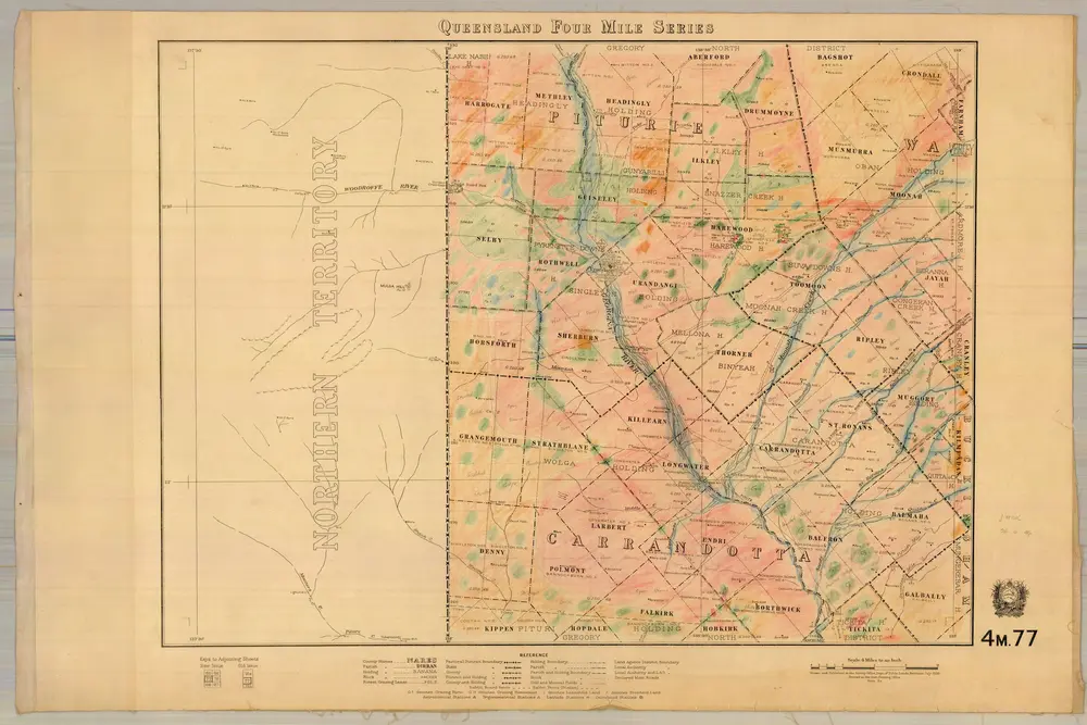 Queensland Four Mile Second series sheet 4m77