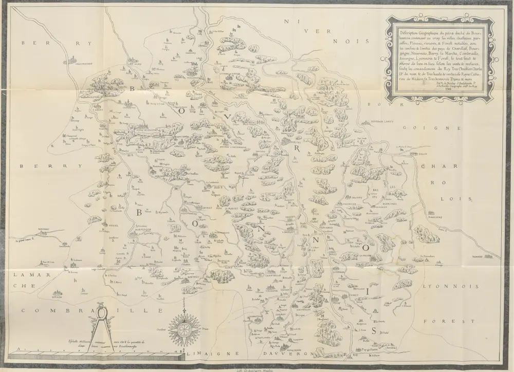 Voorbeeld van de oude kaart