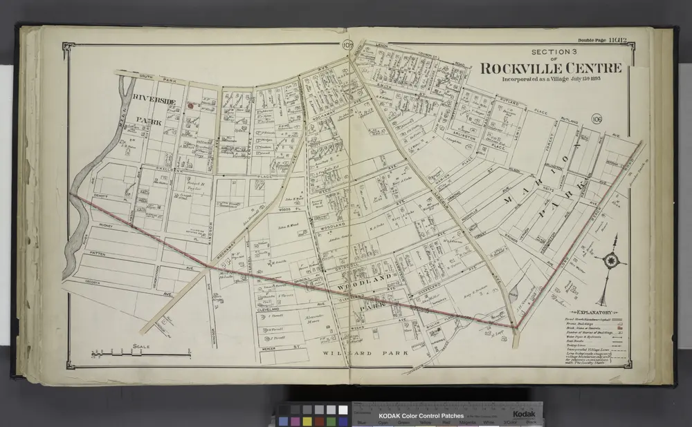 Voorbeeld van de oude kaart