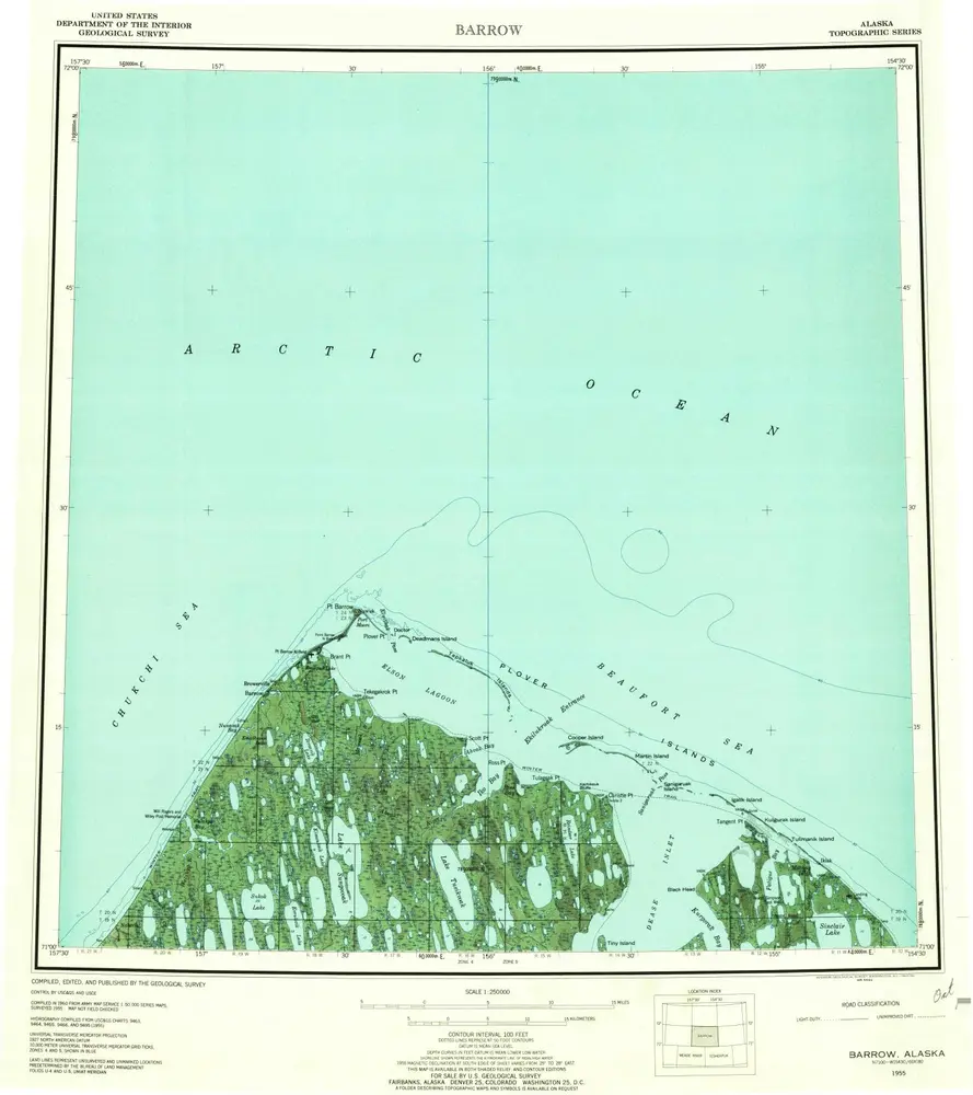 Voorbeeld van de oude kaart