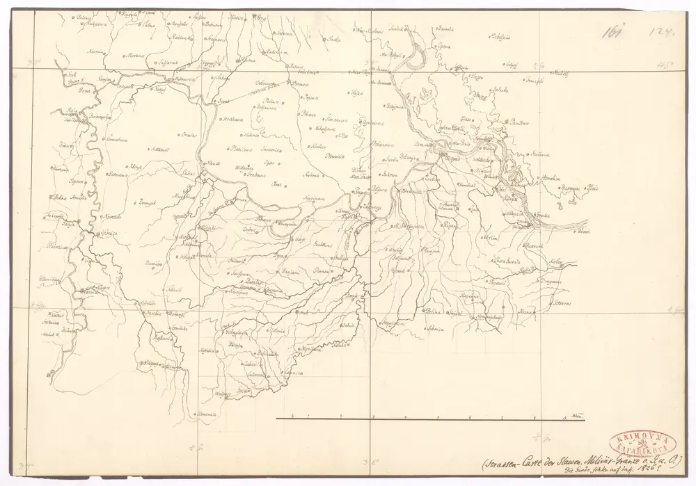 Voorbeeld van de oude kaart