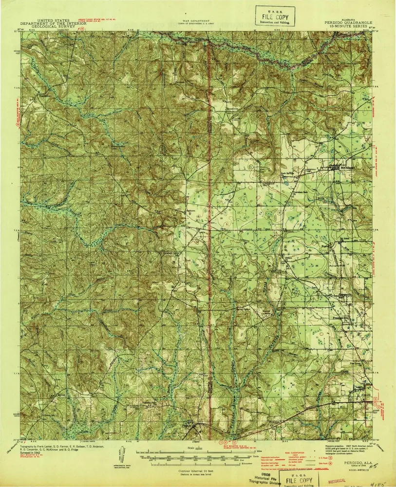 Aperçu de l'ancienne carte