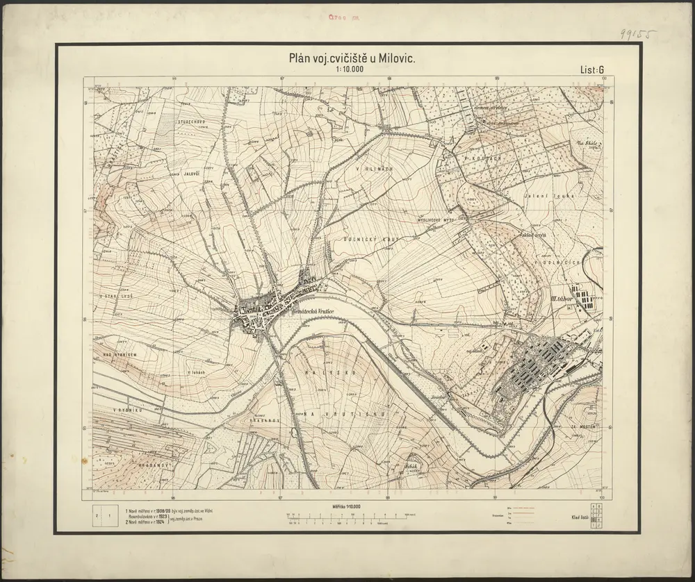 Voorbeeld van de oude kaart