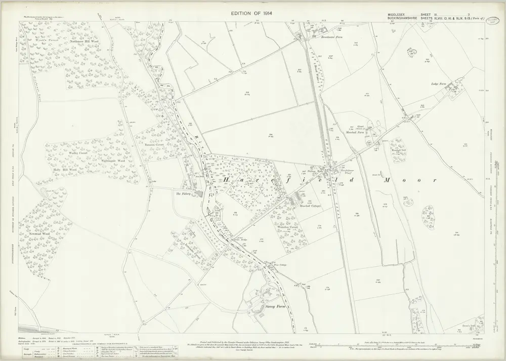 Voorbeeld van de oude kaart