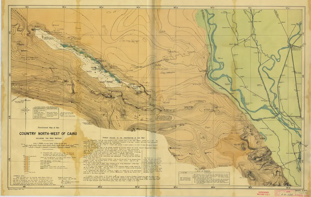 Aperçu de l'ancienne carte