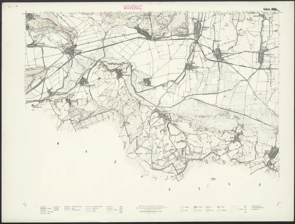 Voorbeeld van de oude kaart