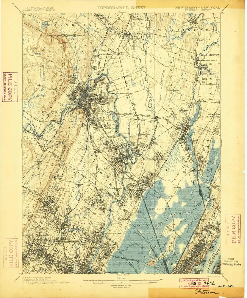 Voorbeeld van de oude kaart