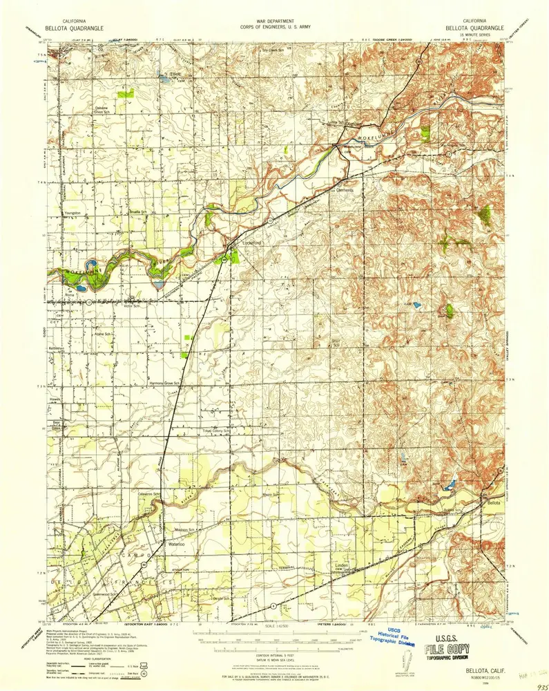 Aperçu de l'ancienne carte