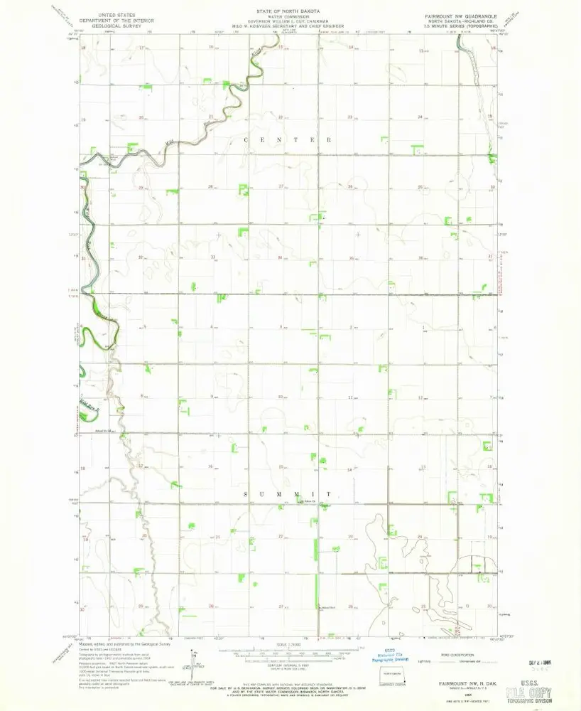 Voorbeeld van de oude kaart