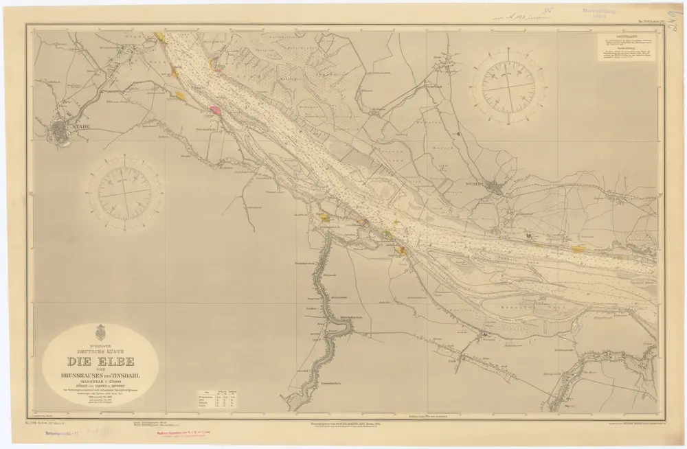 Voorbeeld van de oude kaart