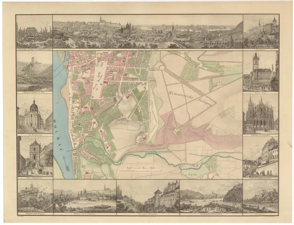 Voorbeeld van de oude kaart