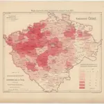 Mapa živelních škod následkem sucha v roce 1893