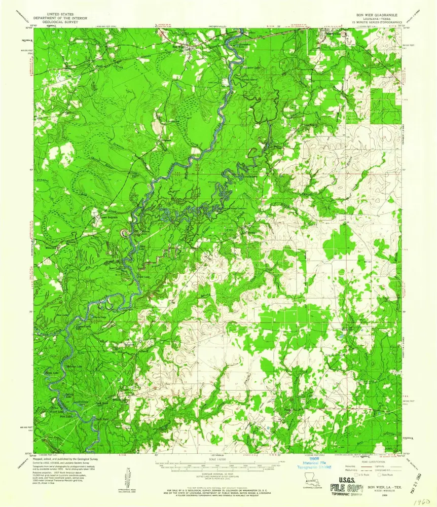 Voorbeeld van de oude kaart