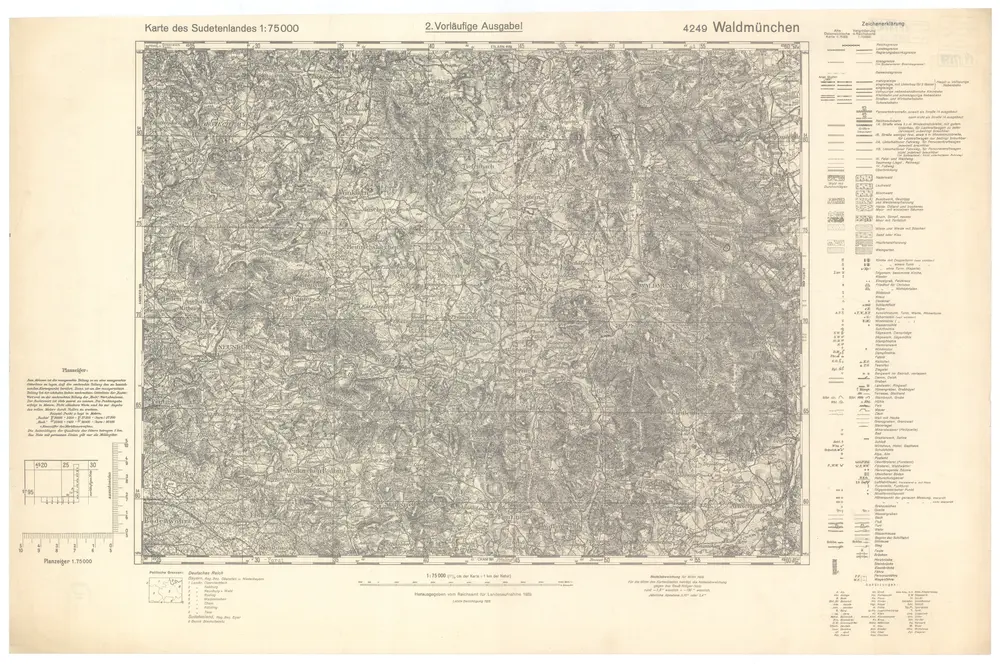 Voorbeeld van de oude kaart