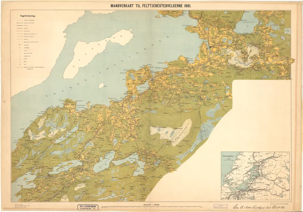 Voorbeeld van de oude kaart