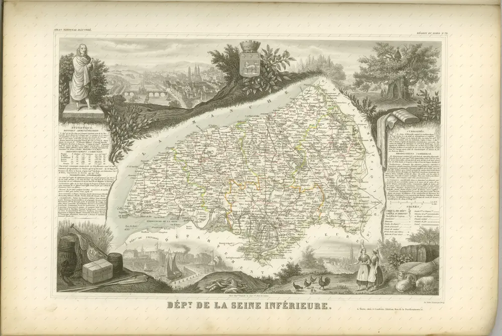 Voorbeeld van de oude kaart