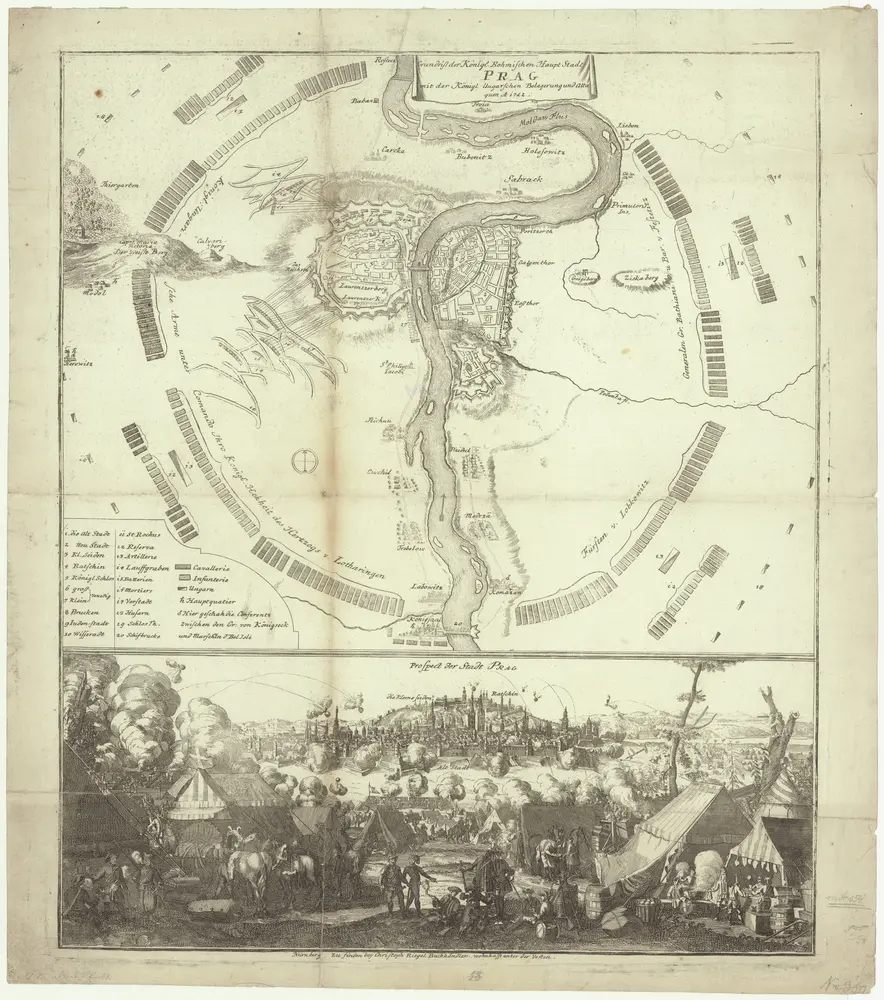 Voorbeeld van de oude kaart