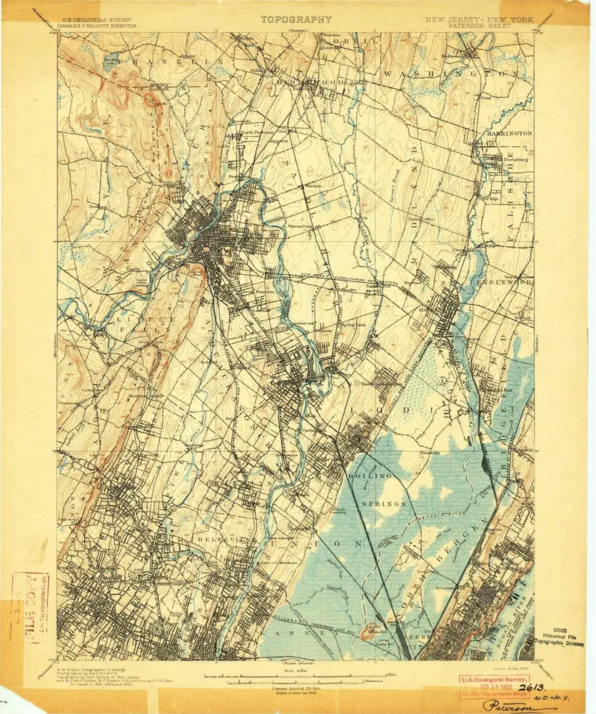 Voorbeeld van de oude kaart