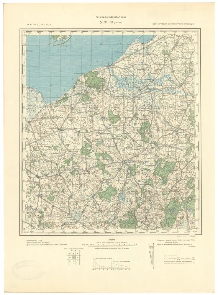 Voorbeeld van de oude kaart