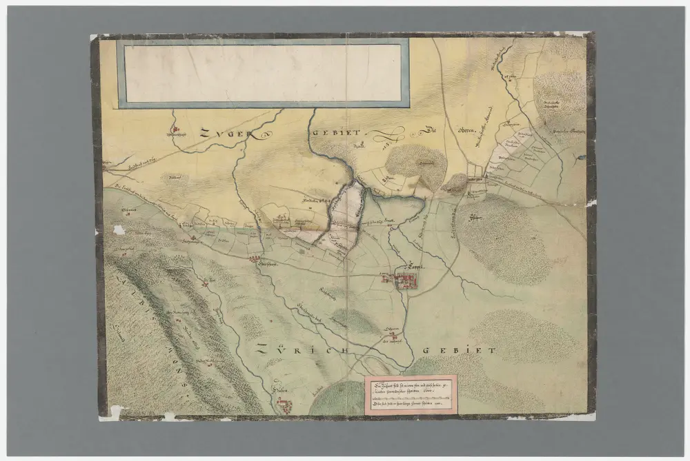 Voorbeeld van de oude kaart