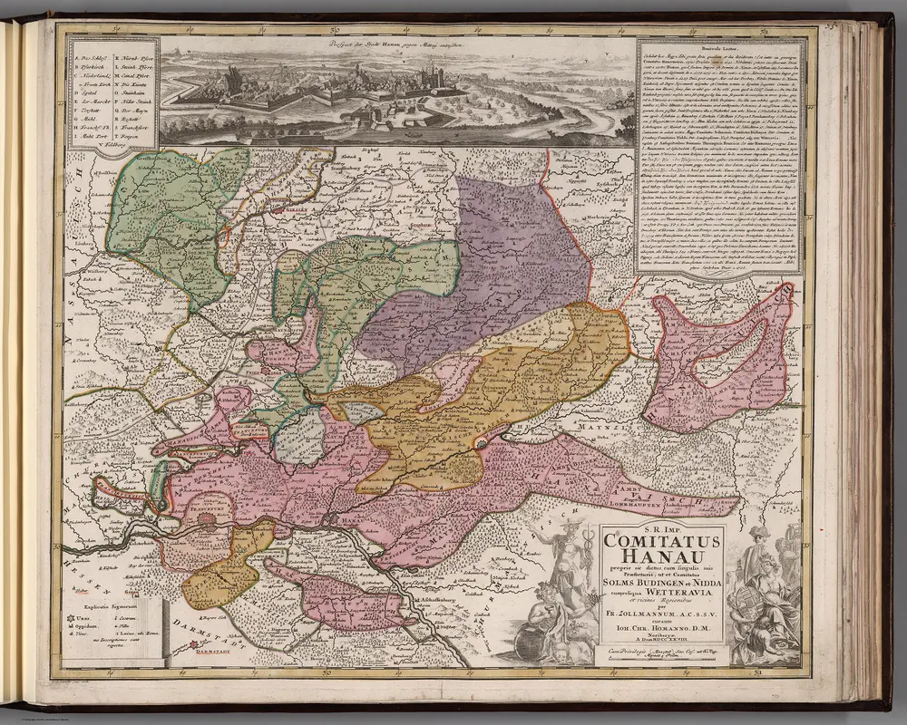 Comitatus Hanau ... Solms, Budingen et Nidda cum reliqua Wetteravia.