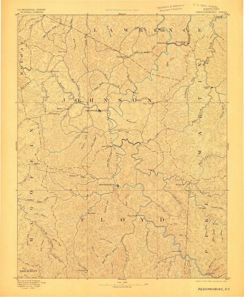 Aperçu de l'ancienne carte