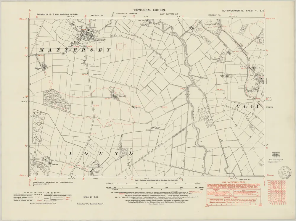 Voorbeeld van de oude kaart