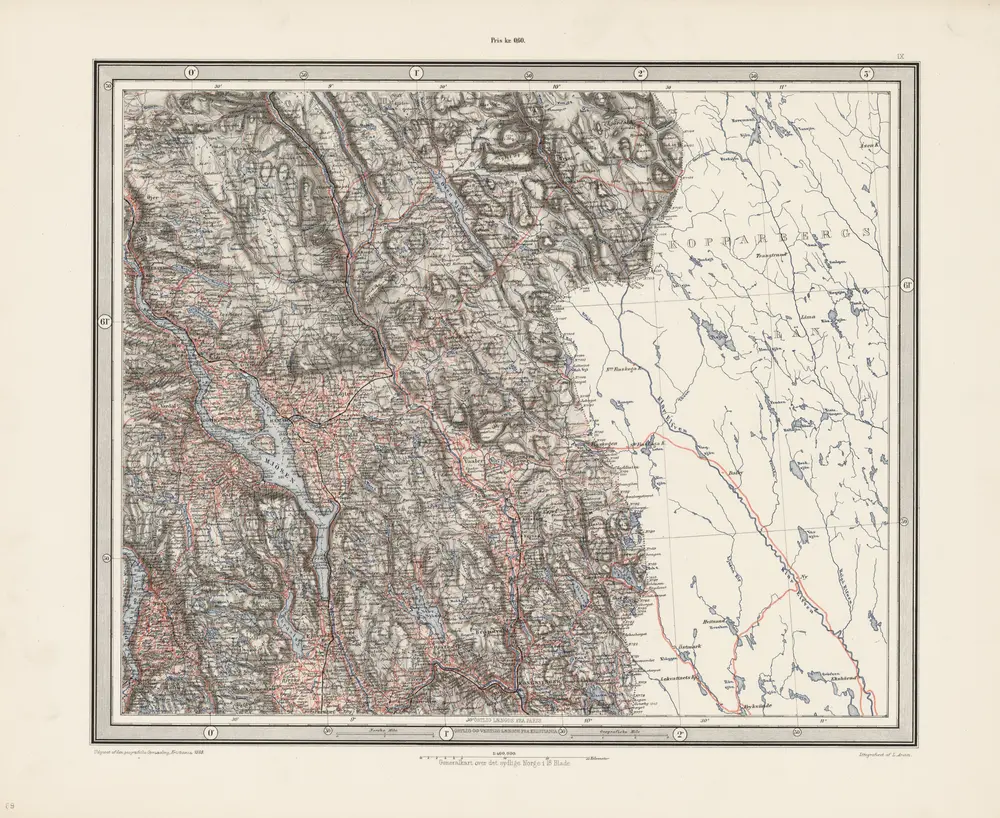 Voorbeeld van de oude kaart