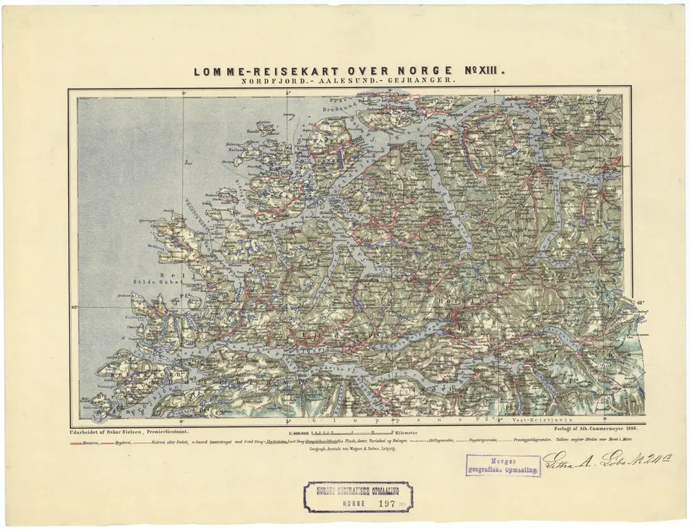 Voorbeeld van de oude kaart