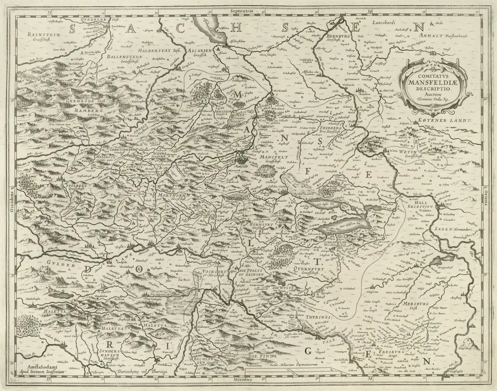 Voorbeeld van de oude kaart