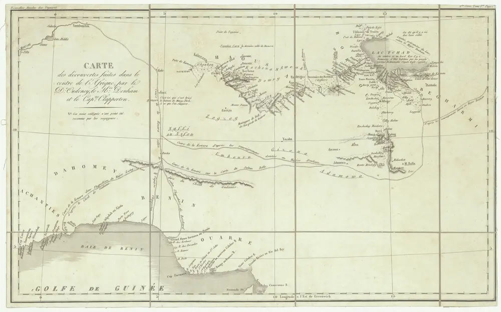 Voorbeeld van de oude kaart