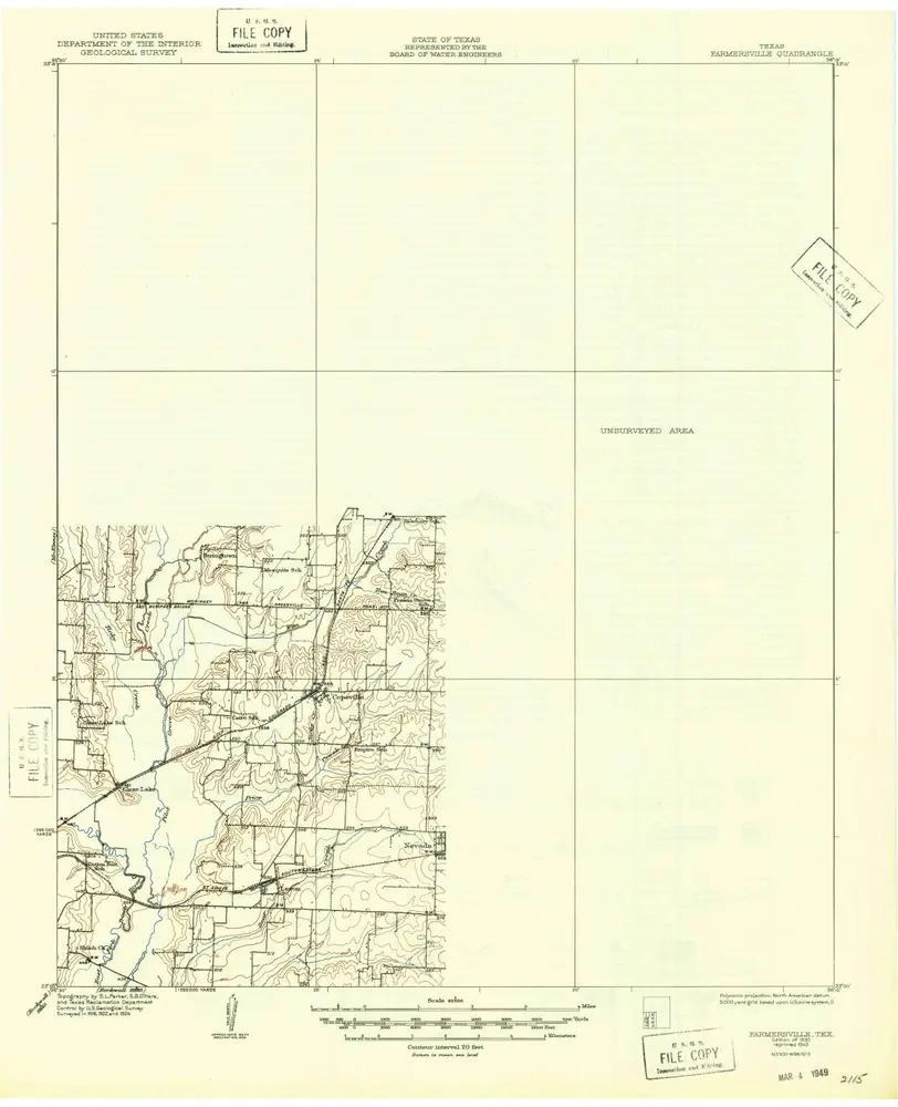 Voorbeeld van de oude kaart