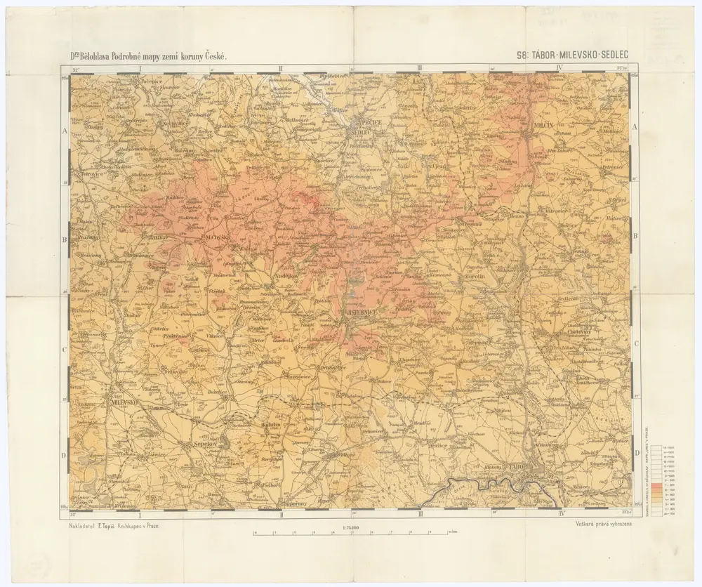 Voorbeeld van de oude kaart