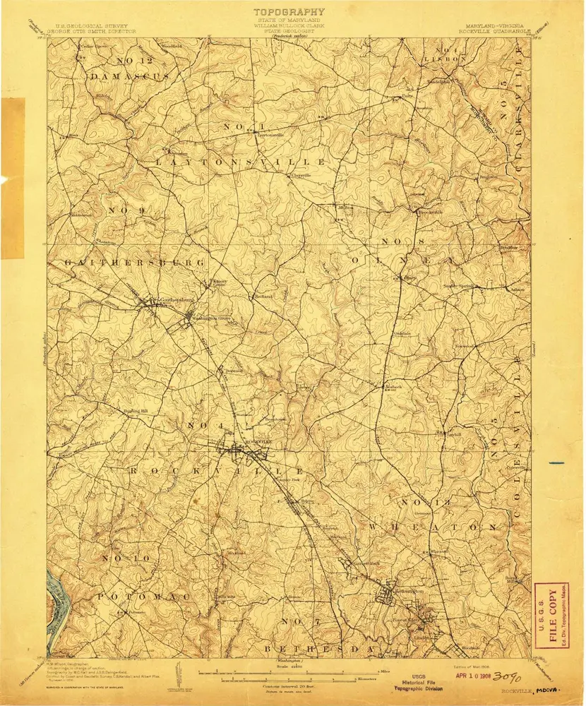 Aperçu de l'ancienne carte