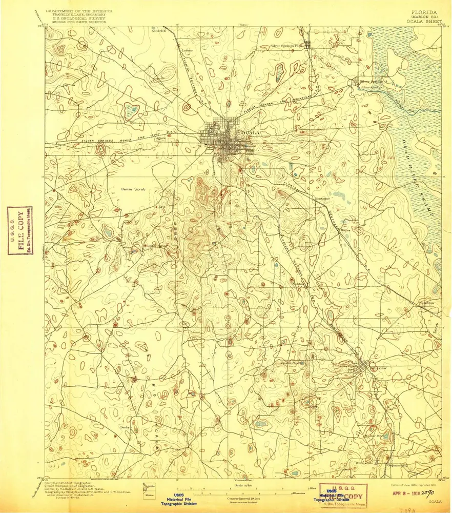 Voorbeeld van de oude kaart