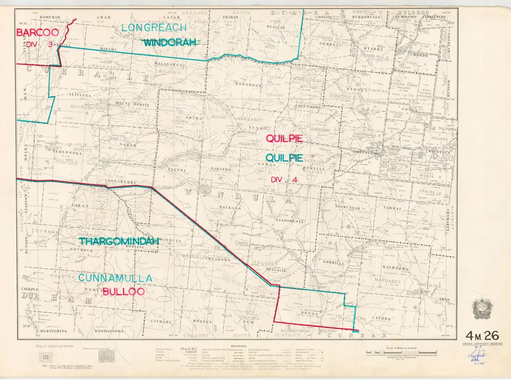 Queensland Four Mile Second series sheet 4m26