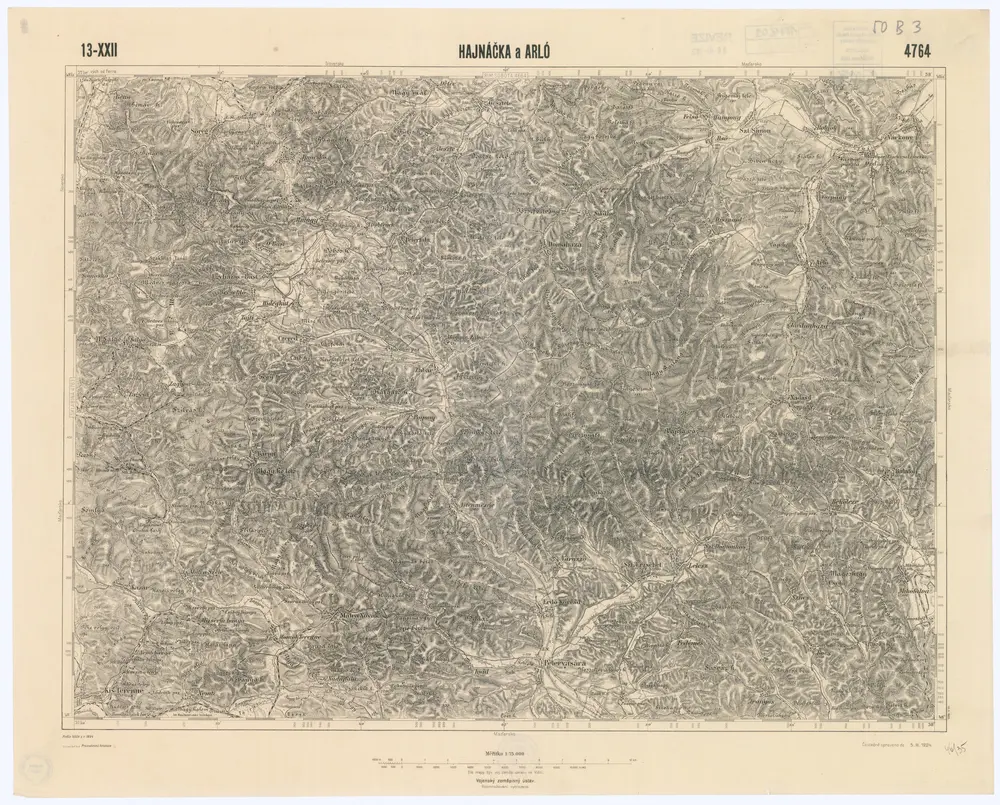 Voorbeeld van de oude kaart