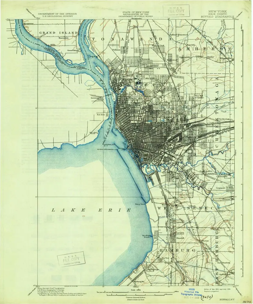 Voorbeeld van de oude kaart